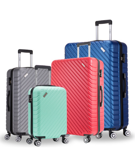 XL Large Suitcase 4 Wheel Medium Lightweight Luggage ABS Hard Shell Cabin Case