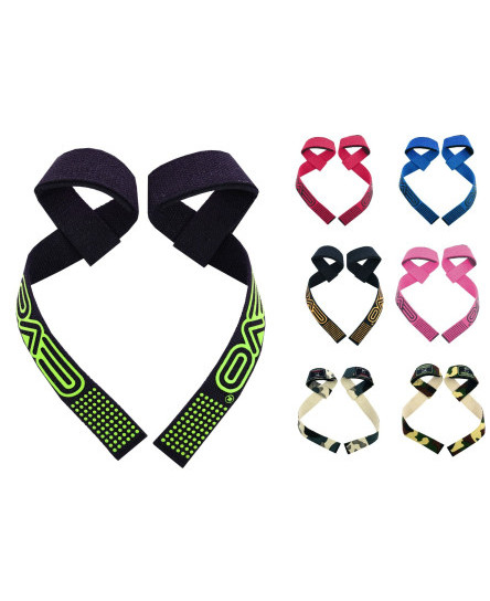EVO Weight Lifting Gym Straps Training Gel Padded Hand Bar Wrist Support Wraps