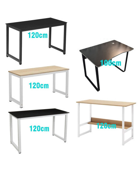 120cm Study Desk Wooden Workstation Table for Laptop PC Home Office Use