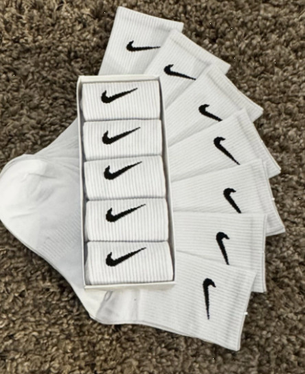 CHEAPEST!!!! NIKE SOCKS 5 PAIRS PACK - CREW LENGTH LIGHTWEIGHT CUSHIONED SPORTS