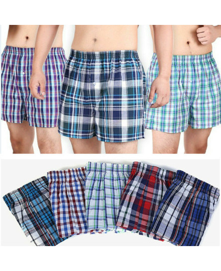 1-12pack-100-egyptian-cotton-mens-woven-boxer-shorts-underwear-button-fly-s-4xl