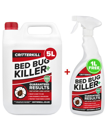 5+1L STRONG BED BUG TREATMENT KILLER SPRAY AEROSOL CRAWLING INSECT INSECTICIDE
