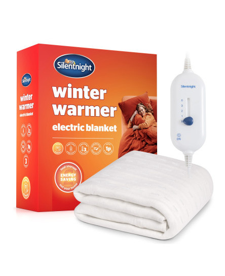 Silentnight Winter Warmer Electric Blanket Heated Under Blanket Fast Heat Up