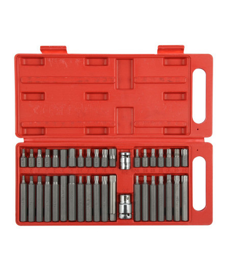 40 PIECE HEX STAR TORX SPLINE SOCKET BIT SET TOOL KIT GARAGE TOOLS EQUIPMENT
