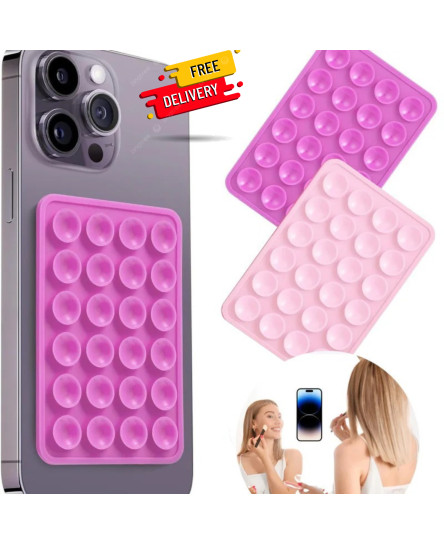 Silicone Suction Cup Phone Holder | Secure Grip for Mobile & Tablet