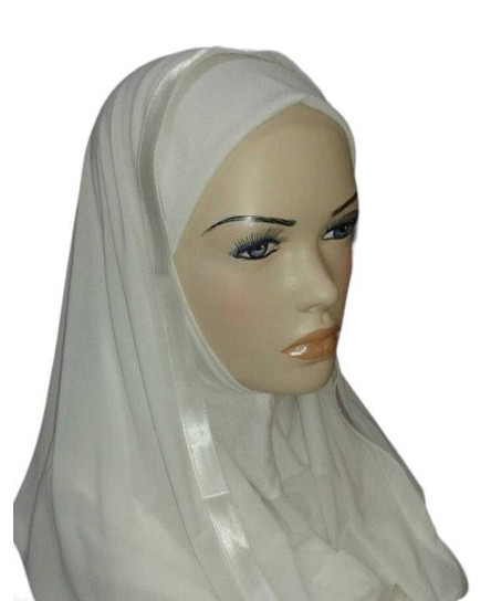 Pull on instant Fancy Kuwaiti Hijab scarf Islamic Turkish Quality