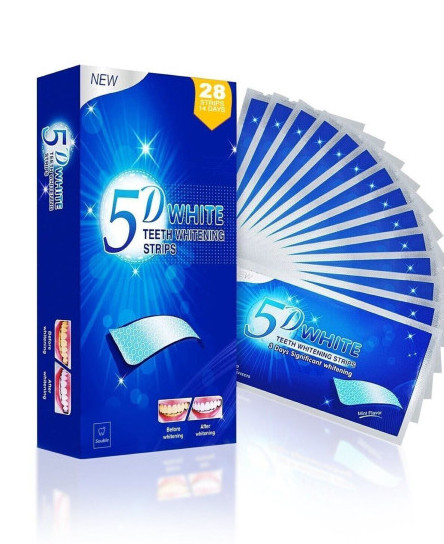 TEETH WHITENING STRIPS PROFESSIONAL UP 2 WEEKS SUPPLY TOOTH BLEACHING SAFE WHITE