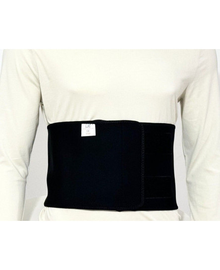 Black Abdominal Binder Hernia Support Back Stomach Compression Belt Neoprene NHS