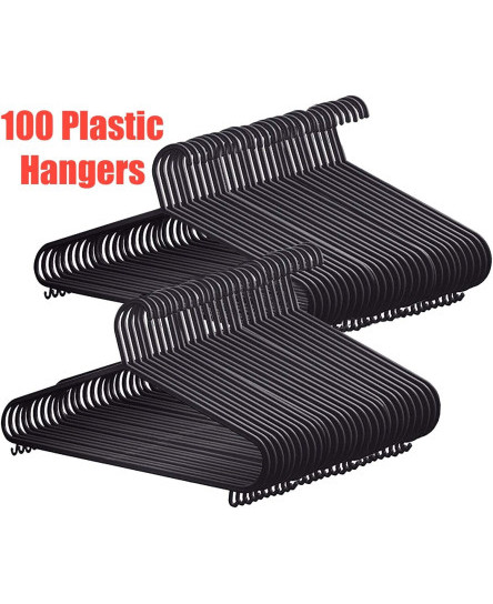 100-black-adult-clothes-plastic-hangers-coat-trousers-hangers-w-trouser-bar