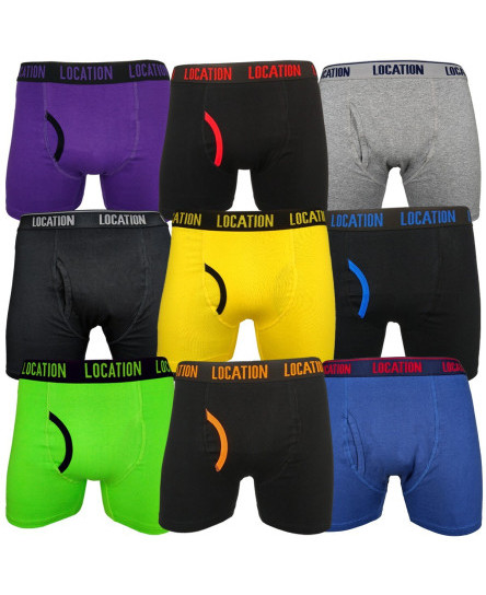 Mens 6 Pack Location Boxer Shorts Trunks Gift Underwear Cotton Boxers Set S-6XL