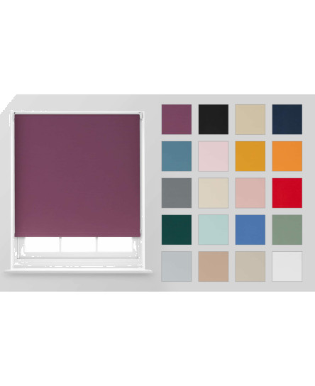 Blackout Roller Window Blind Trimmable Thermal Premium Quality by A.Unique Home