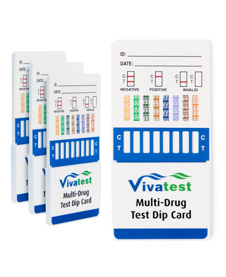 8-in-1 Drug Testing Kits - Professional Drug Tests Cannabis Cocaine Heroin More