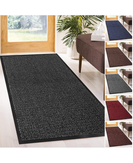 Heavy Duty Rubber Barrier Mat Non Slip Door Mats Hallway Runner Rugs Kitchen Rug
