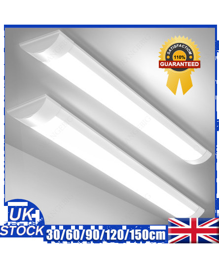 2ft 3ft 4ft 5ft LED Strip Lights Batten Tube Light Garage Workshop Office Lamps